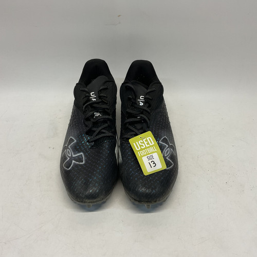 Used Under Armour Adult FB Cleats Black Senior 13 11805-S000059226