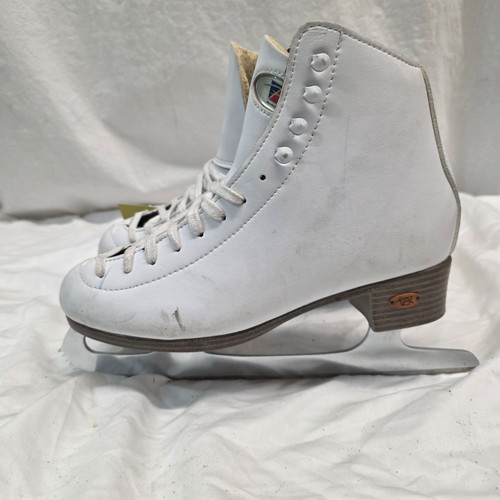 Vist Large View of Product Image Which is Used Riedell 115W WomensFigure Skate White Senior 6.5