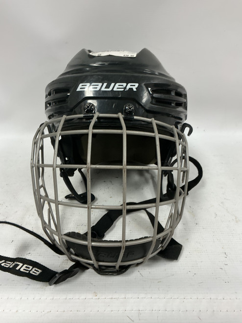 Vist Large View of Product Image Which is Used Bauer HELMET Helmet Full Visor Combo Black SM