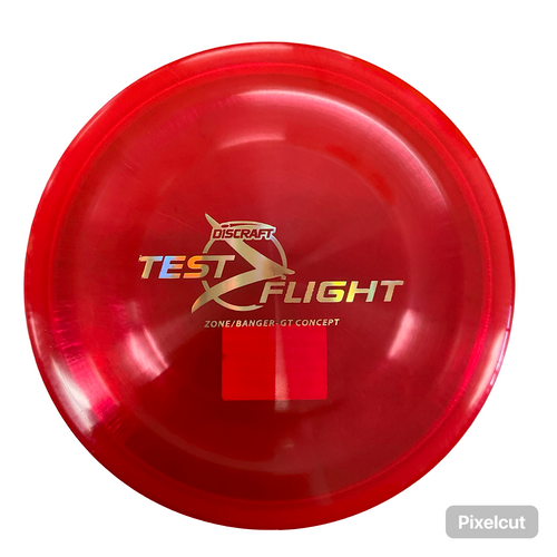 Vist Large View of Product Image Which is Used Discraft Z ZONE BANGER GT CONCEPT Disc Golf Mid Range Red 11794-S000259787