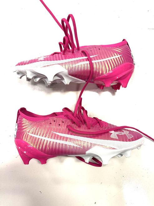 Vist Large View of Product Image Which is Used Under Armour LAX Cleats Mens Pink Senior 11.5 11860-S000290532