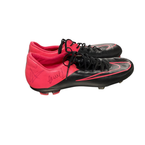 Used Nike MERCURIAL Soccer Cleats Black And Pink Junior 05.5 11479-S000392923