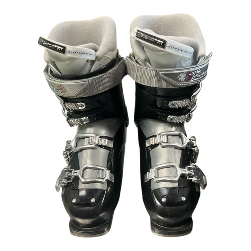 Vist Large View of Product Image Which is Used Tecnica ESPRIT 8 Womens DH Ski Boot Black 245 MP - M06.5 - W07.5