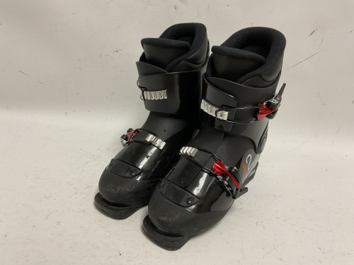 Used Alpina J2 Boys DH Ski Boot Black 215 MP - J03 11855-S000183994