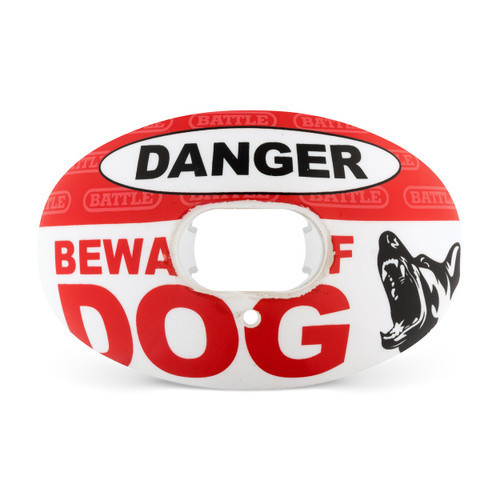 Vist Large View of Product Image Which is New OXYGEN BEWARE OF DOG-RD/WH