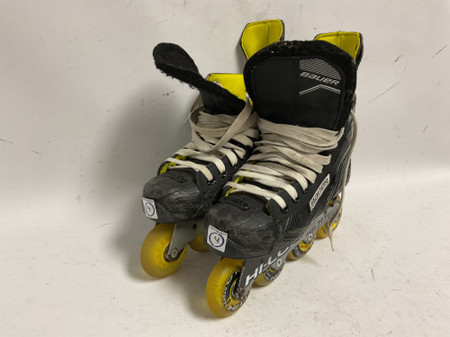 Used Bauer RS Roller Hockey Skates Black Junior 04 11855-S000184079