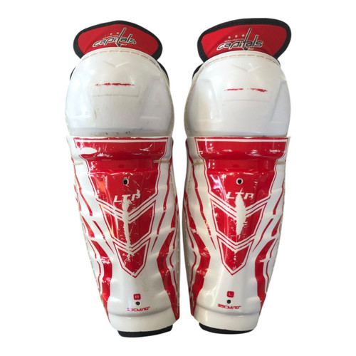 Used CCM LTP Youth Shin Guards White 10" 11820-S000040255