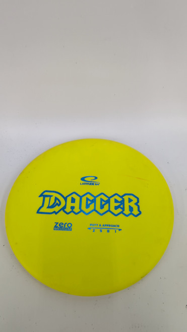 Used Latitude 64 DAGGER Disc Golf Putter Yellow 11871-S000013630