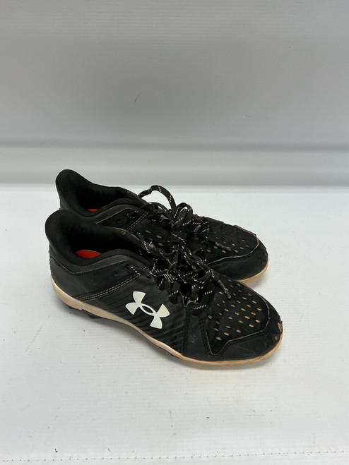 Used Under Armour BASEBALL CLEAT BB/SB Cleats Black Junior 04.5 11892-S000013400