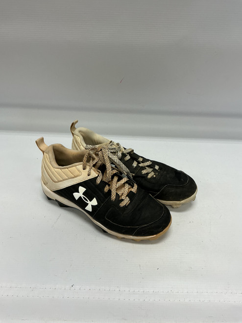 Used Under Armour BASEBALL CLEAT BB/SB Cleats Black Junior 04.5 11892-S000013413