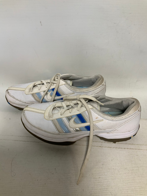 Vist Large View of Product Image Which is Used Nike Mens Golf Shoes White Senior 9.5