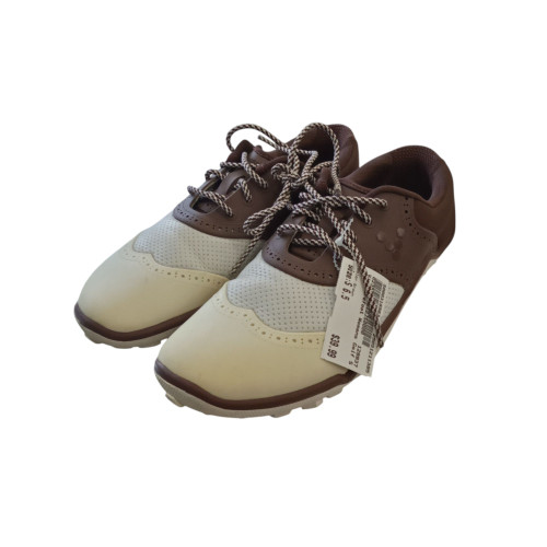 Vist Large View of Product Image Which is Vivobarefoot Ladies Golf Shoes Brown Senior 6.5