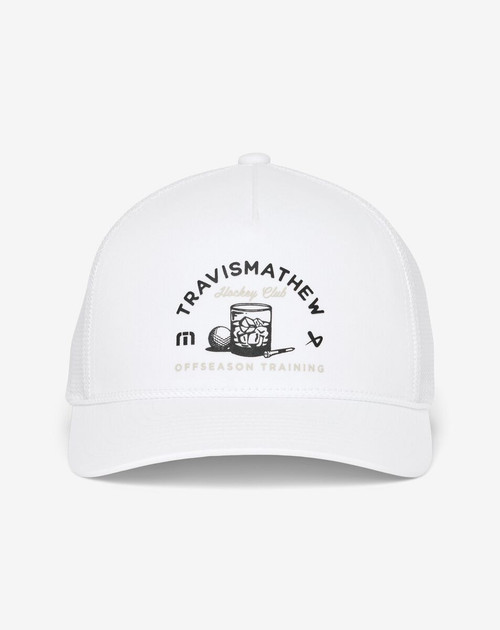 New Bauer Travis Mathew Delayed Penalty Snapback Hat - Adult White 11742-BAR1066491