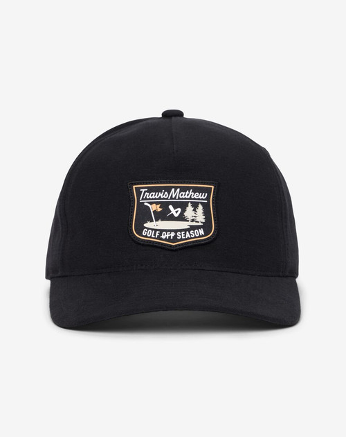 New Bauer Travis Mathew Lucky Shot Snapback Hat - Adult Black 11742-BAR1066494