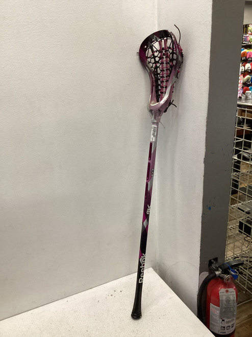 Used Reebok 9K Men Atk/Mid Complete Lacrosse Stick Purple 11443-S000194078