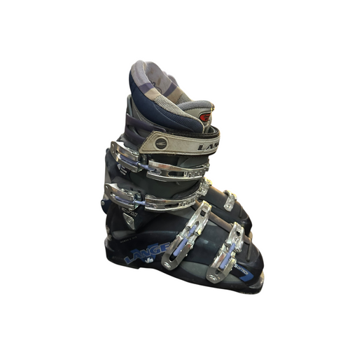 Vist Large View of Product Image Which is Used Lange V9 Mens DH Ski Boot Navy Blue 235 MP - J05.5 - W06.5