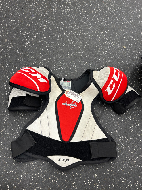 Vist Large View of Product Image Which is Used CCM LTP CAPITALS Junior Shoulder Pads MD