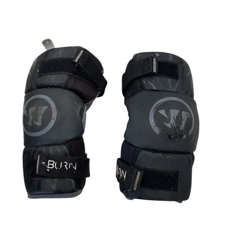 Used Warrior BURN NEXT Lacrosse Arm Pads/Guards Black SM 11760-S000075256