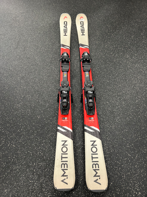 Vist Large View of Product Image Which is Used Head AMBITION SKIS Mens DH Ski/Binding White 170 cm