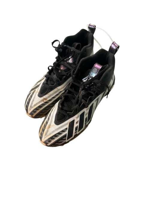 Used Adidas Adult FB Cleats Black Senior 8