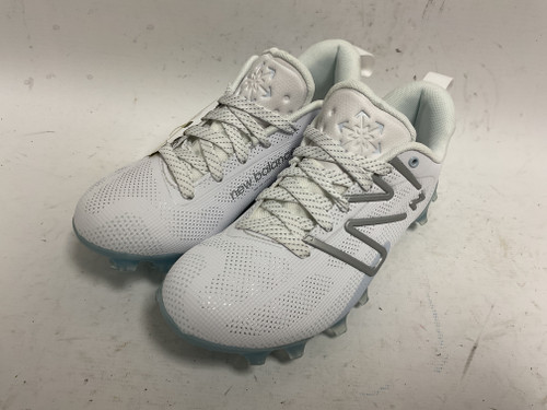 Like-New New Balance FREEZLW4 Jr FB Cleats White Junior 04 11855-S000184341