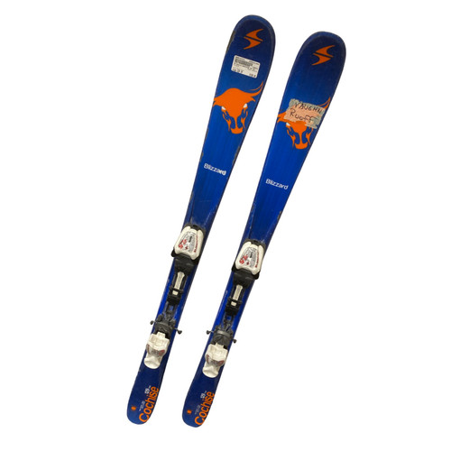 Vist Large View of Product Image Which is Used Blizzard CHOCHISE Boys DH Ski/Binding Royal Blue 129 cm