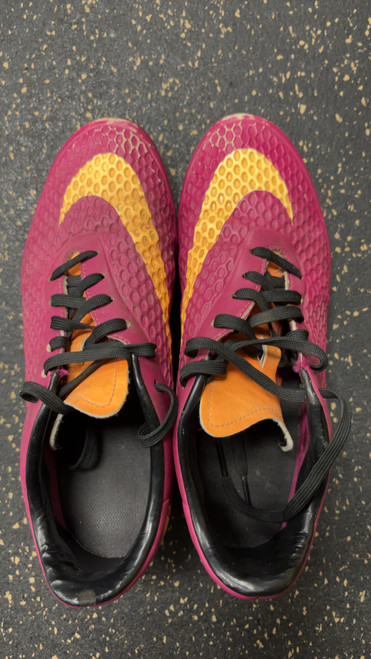 Vist Large View of Product Image Which is Used Nike HYPERVENOM Soccer Cleats Purple Senior 6.5