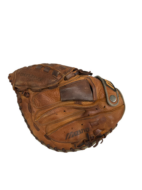 Vist Large View of Product Image Which is Used Mizuno PRO SCOP MT1050 BB/SB Catchers RH Throw Brown 31"