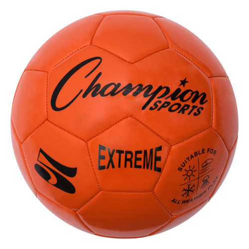 Vist Large View of Product Image Which is New CHAMPION EXTREME ORANGE #5 soccer ball