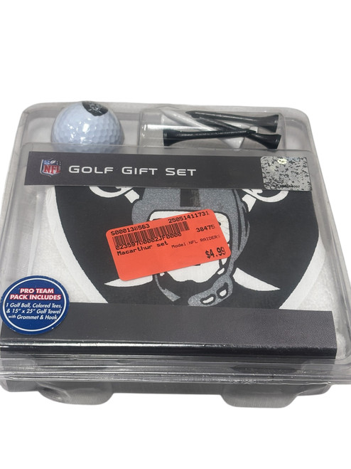 Vist Large View of Product Image Which is New NFL Oakland RAIDERS Golf Gift Set 11731-S000138563