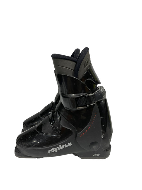 Used Alpina ANATOMIC DESIGN Mens DH Ski Boot Black 255 MP - M07.5 - W08.5 11847-S000026301