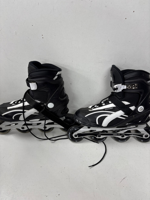 Vist Large View of Product Image Which is Used Ultra Wheels ABEC 7 Senior Rec Fitness Skates Black Senior 9