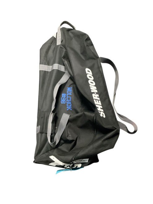 Vist Large View of Product Image Which is Used Sher-wood Youth Hockey Wheeled Bag Black