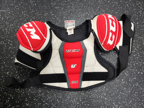 Vist Large View of Product Image Which is Used CCM U+ 04 Junior Shoulder Pads SM