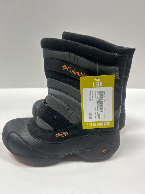 Vist Large View of Product Image Which is Used Columbia SNOW BOOT Boys Snowboard Boots Black Junior 03