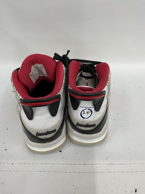 Used Jordan Basketball Shoes Y White Junior 03.5 11871-S000013872