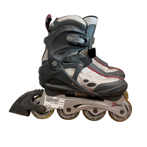 Vist Large View of Product Image Which is Used FORWARD JR 5 INLINE Junior Rec Fitness Skates Grey Junior 05