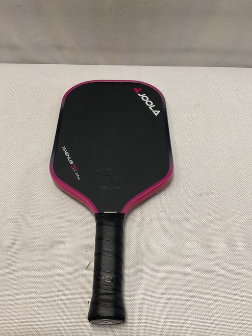 Vist Large View of Product Image Which is Used JOOLA TYSON MCGUFFIN MAGNUS 3S Pickleball Racquet Pink