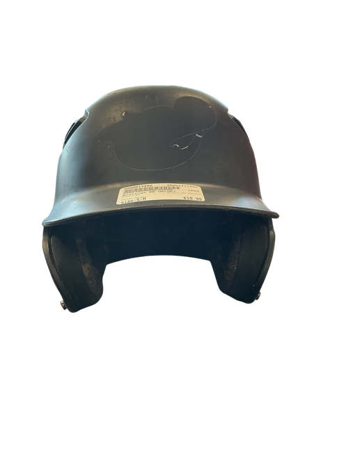 Vist Large View of Product Image Which is Used Rawlings BB HELMET Batting Helmet No Mask Black S/M