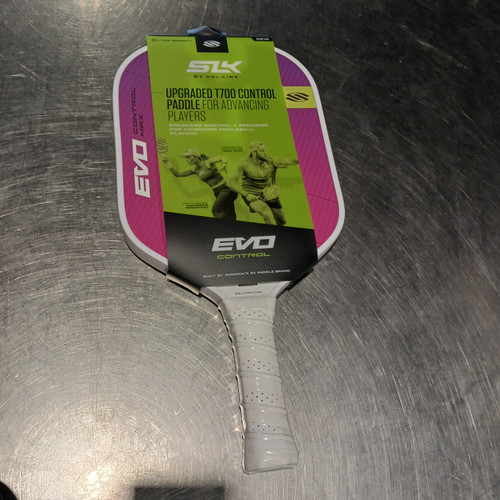 Vist Large View of Product Image Which is Used Selkirk EVO CONTROL MAX Pickleball Racquet Purple