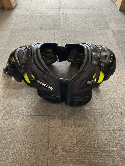 Vist Large View of Product Image Which is Used RAZOR RZR 15 FB Shoulder Pads Black XL 11614-S000213205