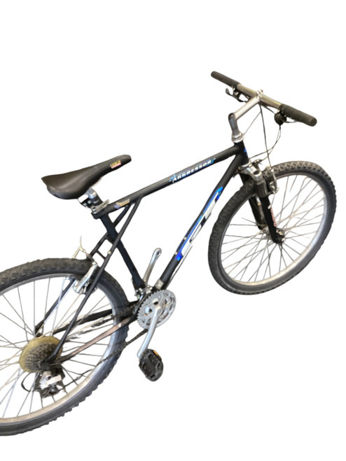 Vist Large View of Product Image Which is Used GT AGGRESOR Mountain Bike Mens Navy Blue 43-47cm - 17-18" - MD Frame