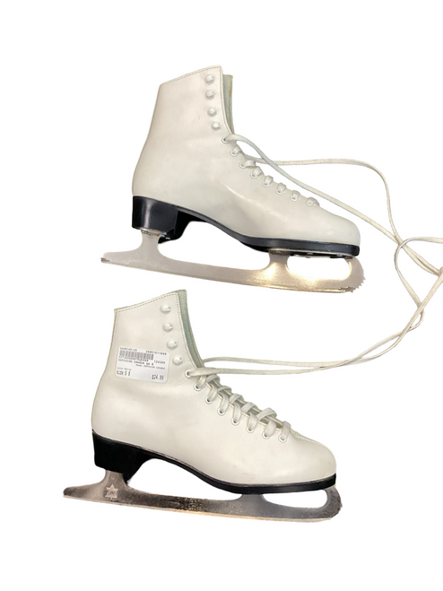 Used DOMINION CANADA WomensFigure Skate White Senior 8 11649-S000145135