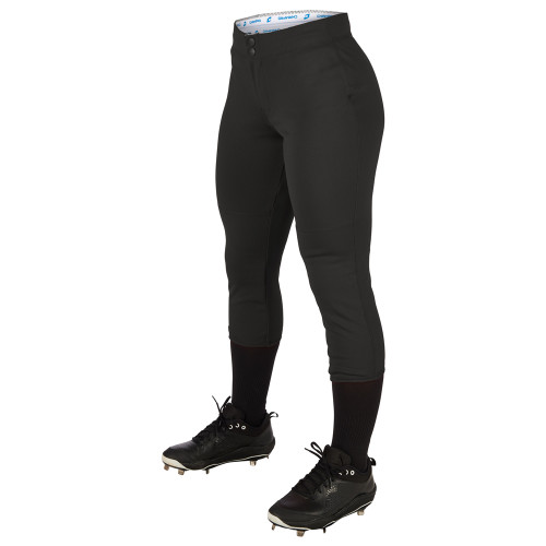Vist Large View of Product Image Which is New Fireball Softball Pants Blk Sr XL
