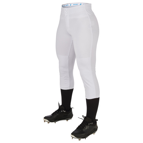 Vist Large View of Product Image Which is New Fireball Softball Pants Wht Jr Sm