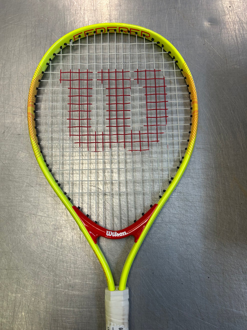 Used Wilson FEDERER Junior Tennis Racquet Yellow 19" 11339-S000189074