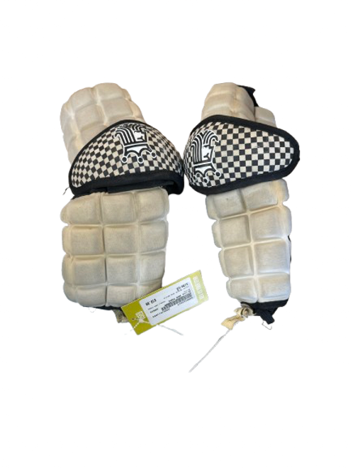 Used Brine ARM PADS Lacrosse Arm Pads/Guards Black And White LG 11853-S000121017