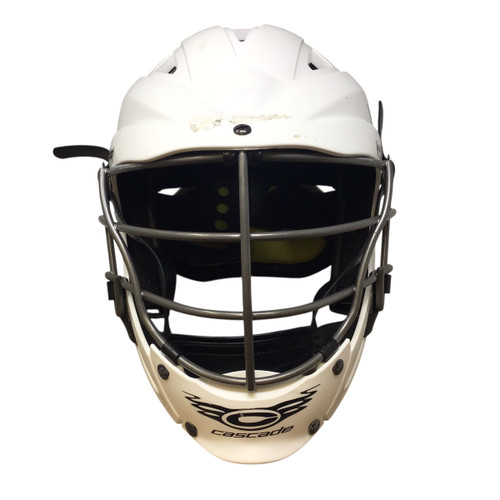 Used Cascade CSR ADJ Lacrosse Helmet White One Size