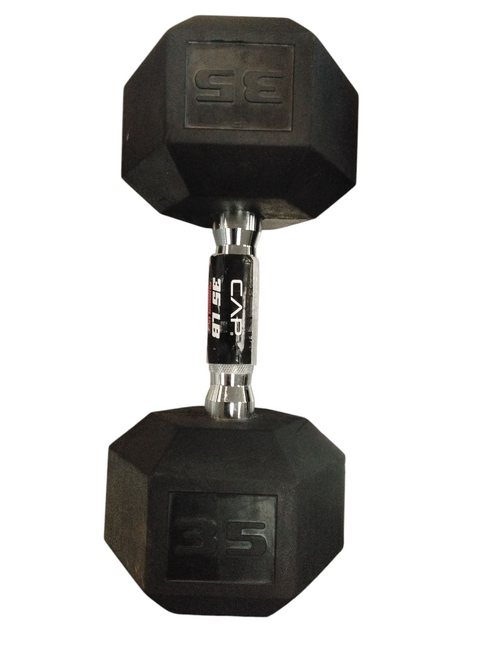 Vist Large View of Product Image Which is Used Cap Hex Dumbbell (Each) 35 lb