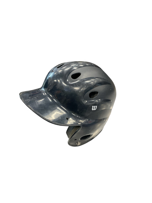 Vist Large View of Product Image Which is Used Wilson BATTING HELMET Batting Helmet No Mask Black Fits all